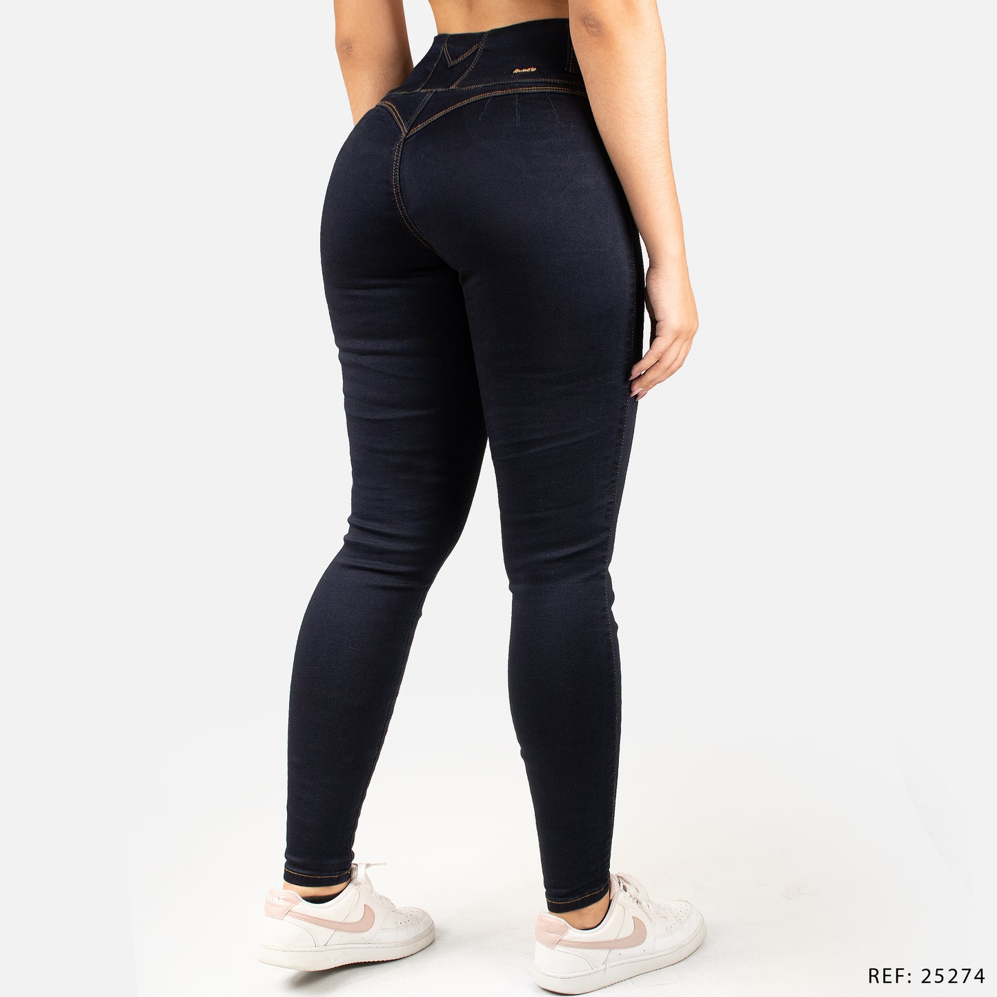 Jeans Skinny Tiro Alto 25274