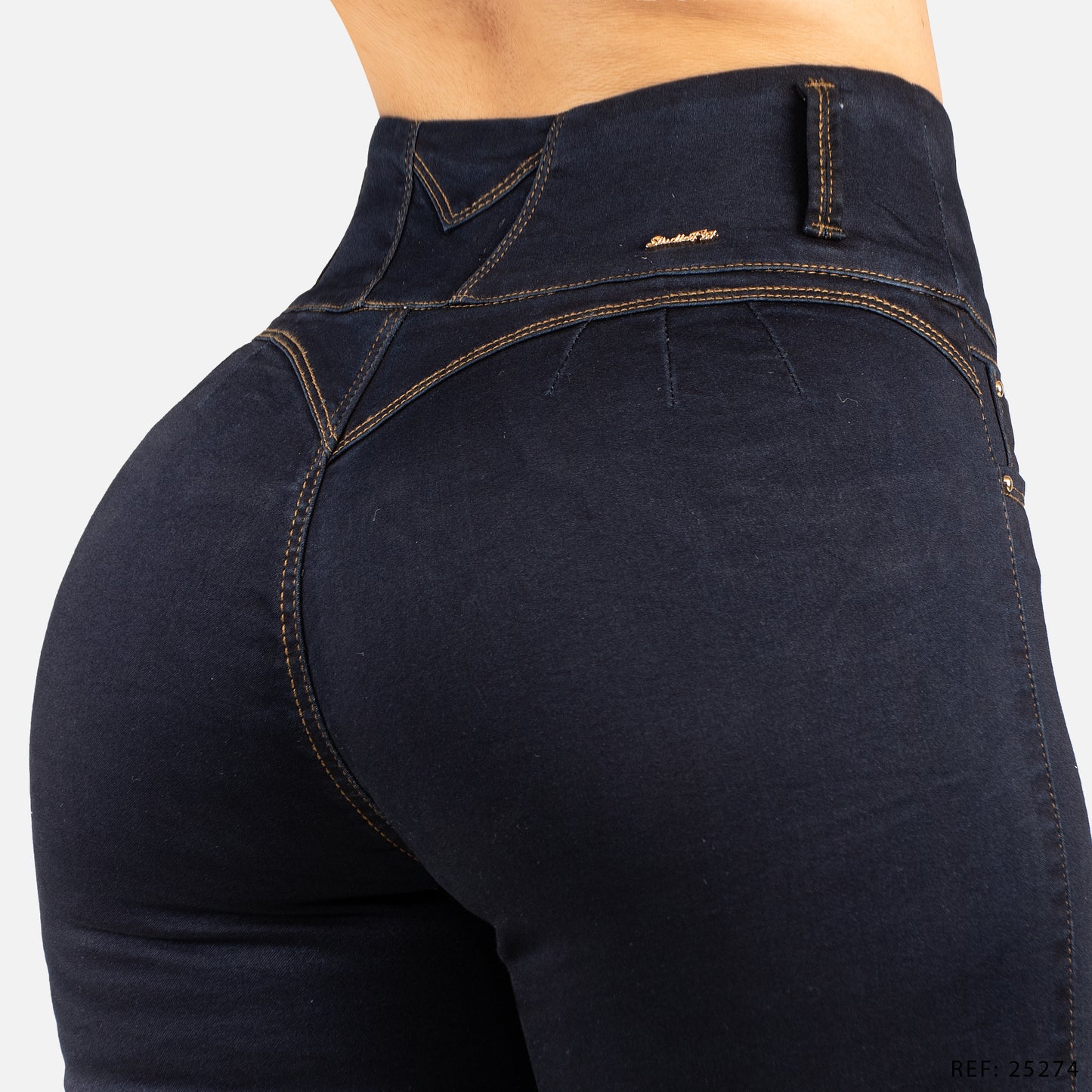 Jeans Skinny Tiro Alto 25274