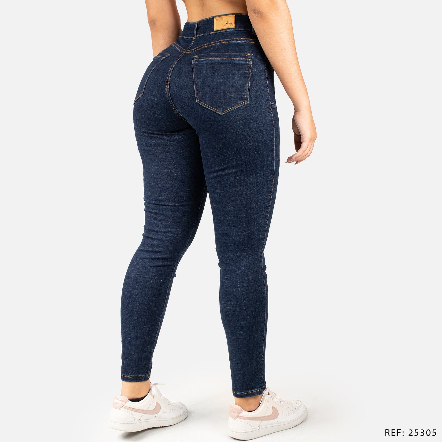 Jeans Skinny Tiro Alto 25305