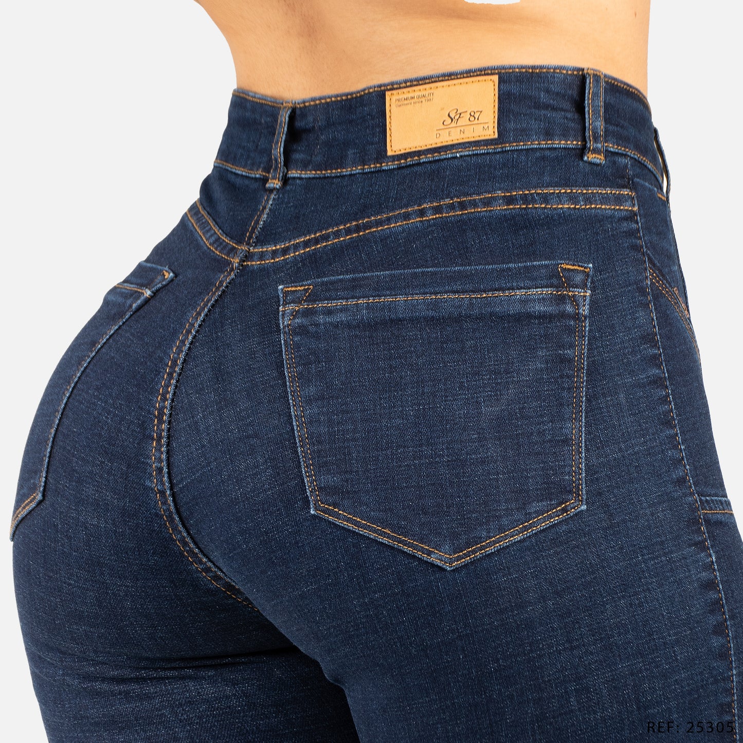 Jeans Skinny Tiro Alto 25305