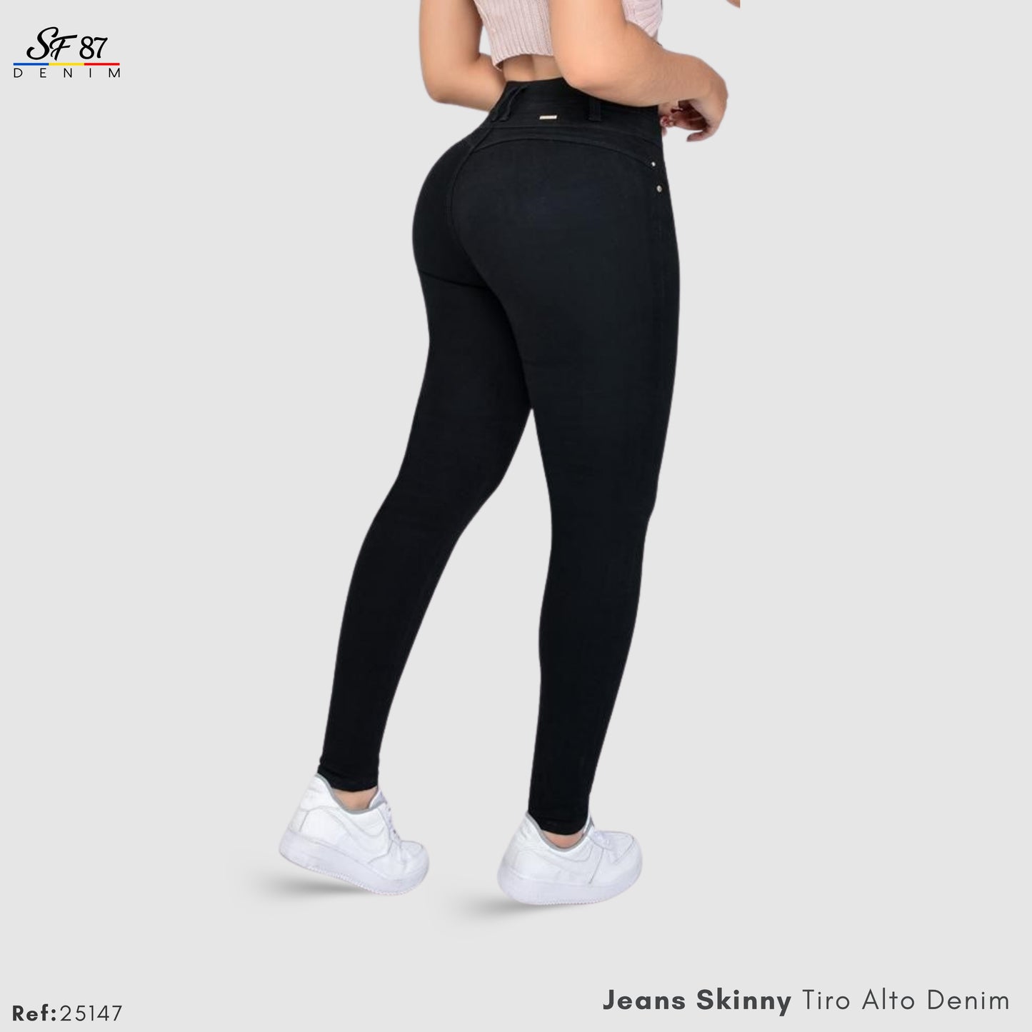 Jeans Mujer Tiro Alto 25147