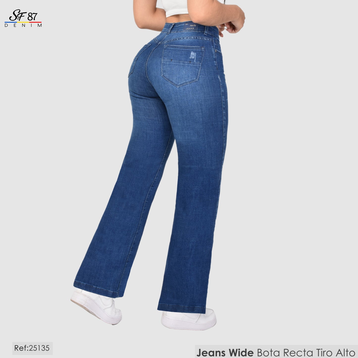 Jeans Mujer Tiro Alto 25135