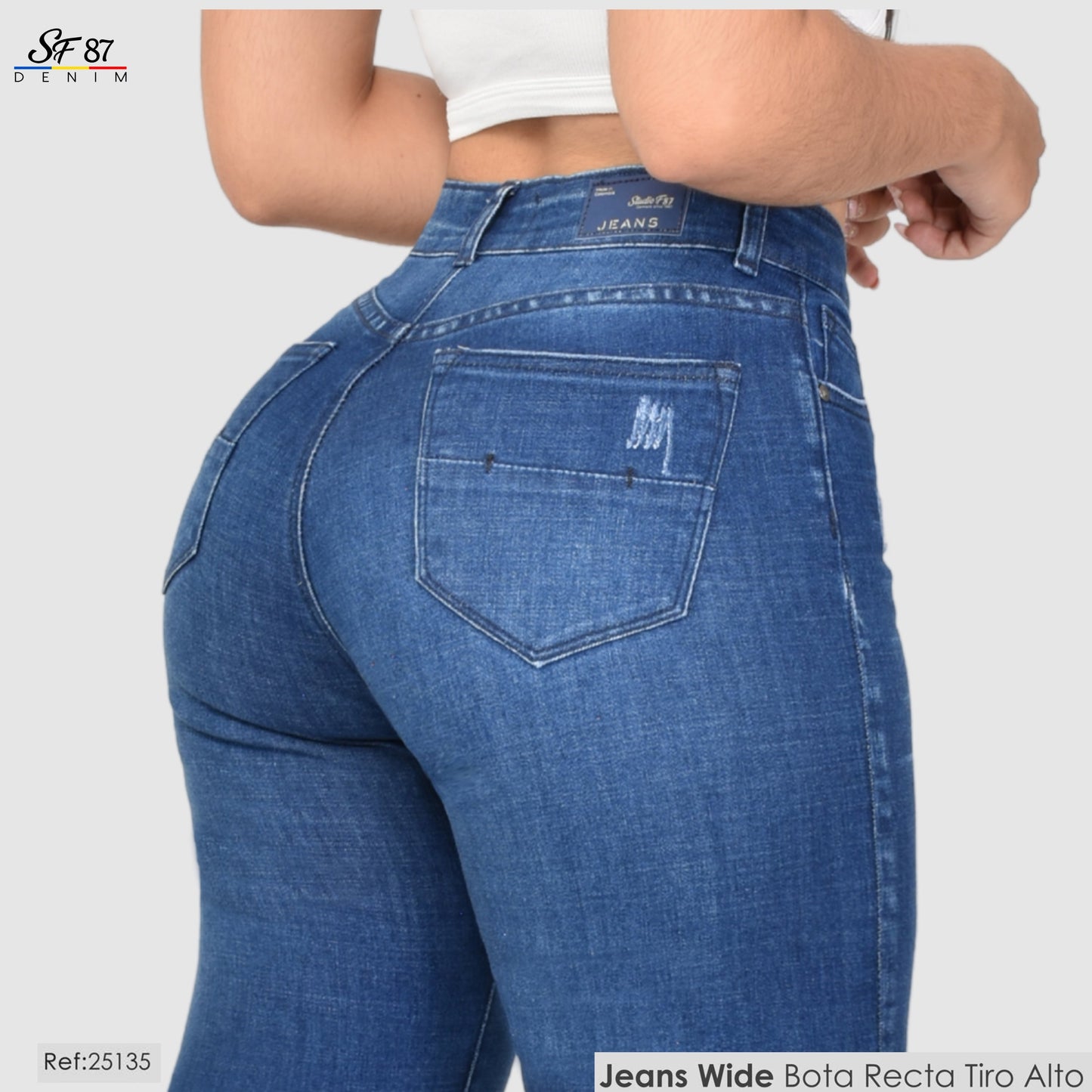 Jeans Mujer Tiro Alto 25135