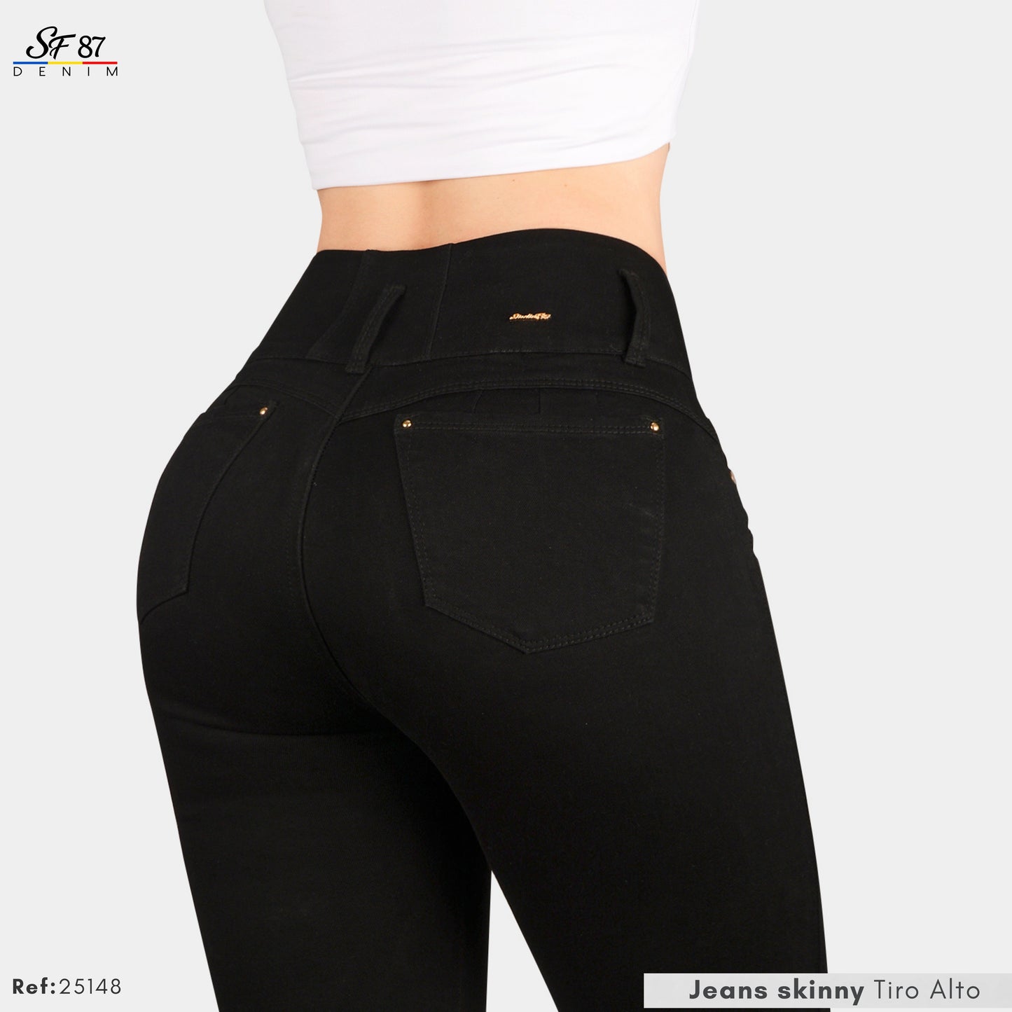 Jeans Mujer Tiro Alto 25148