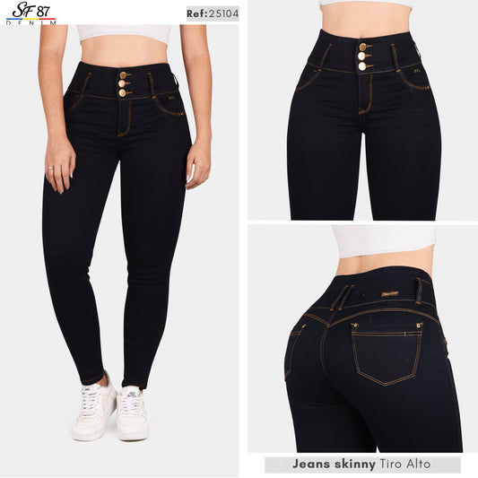 Jeans Mujer Tiro Alto 25104