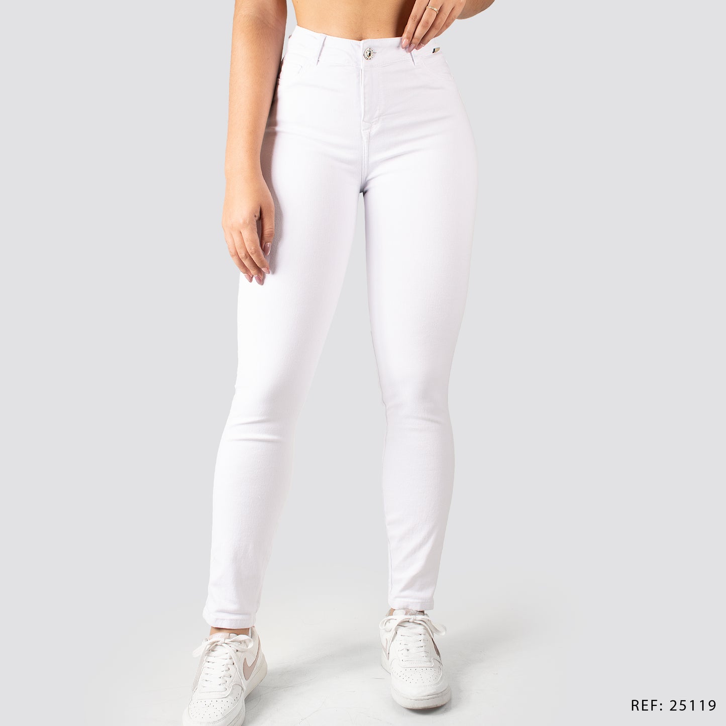 Jeans Skinny Tiro Alto 25119