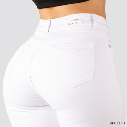 Jeans Skinny Tiro Alto 25119