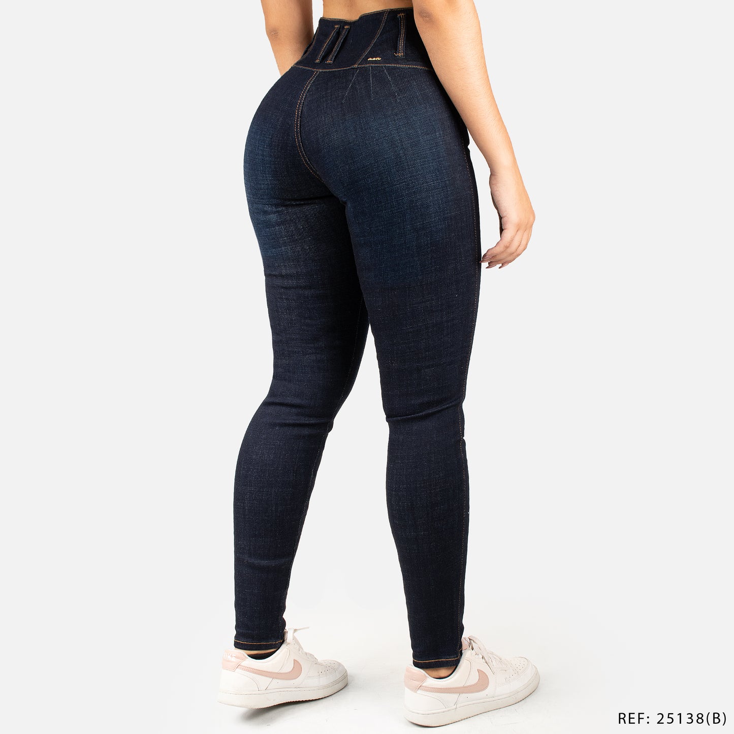 Jeans Skinny Tiro Alto 25138B