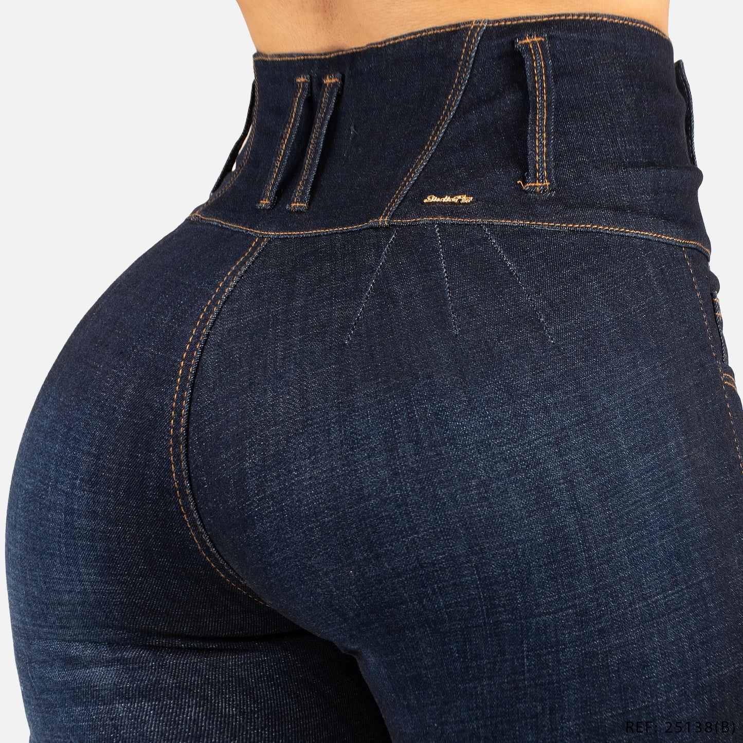 Jeans Skinny Tiro Alto 25138B