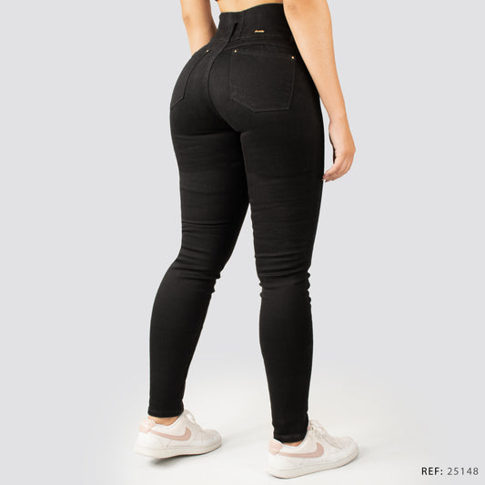 Jeans Skinny Tiro Alto 25148.