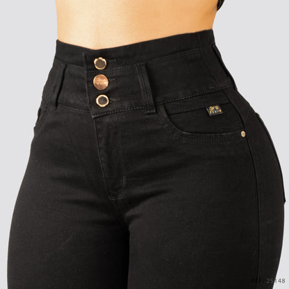 Jeans Skinny Tiro Alto 25148.