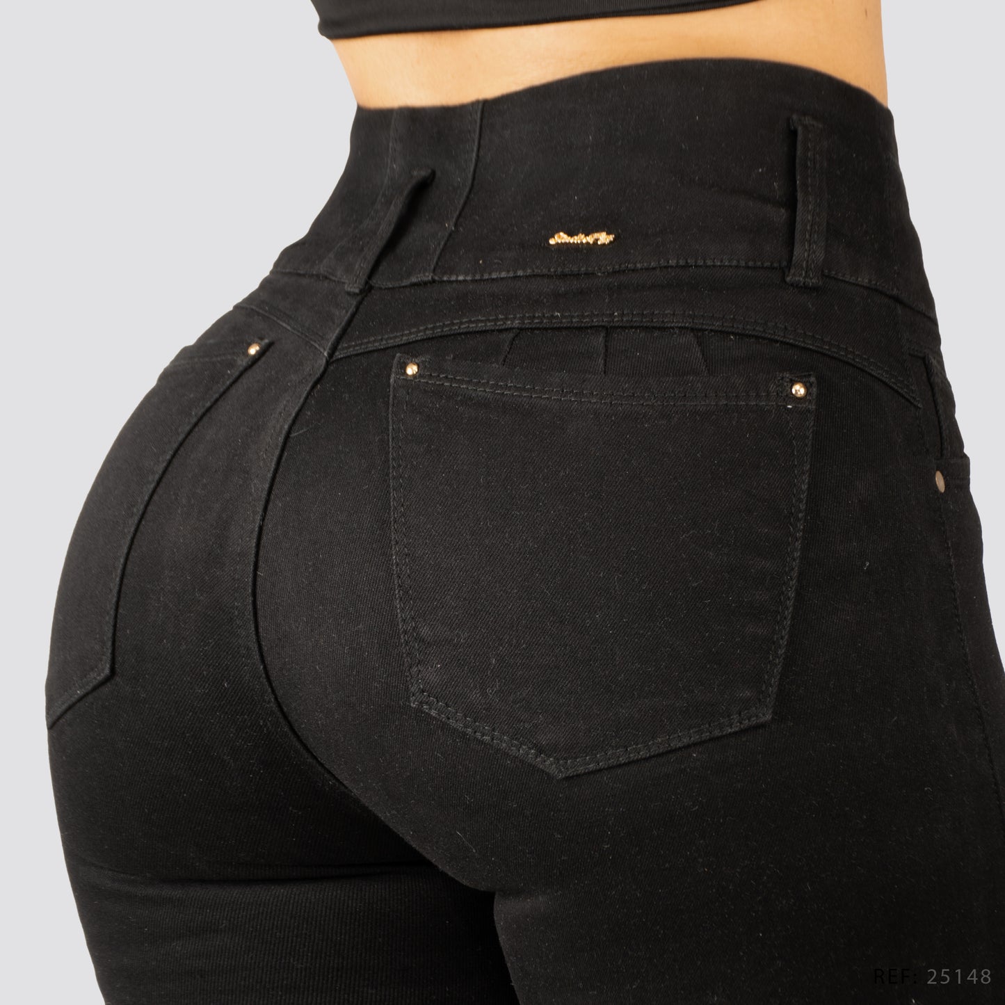 Jeans Skinny Tiro Alto 25148.