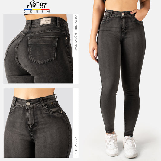 Jeans Skinny Tiro Alto 25225