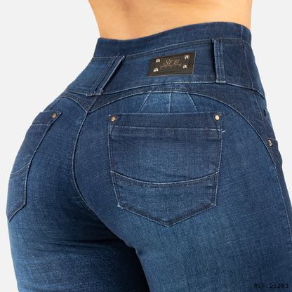 Jeans Skinny Tiro Alto 25263