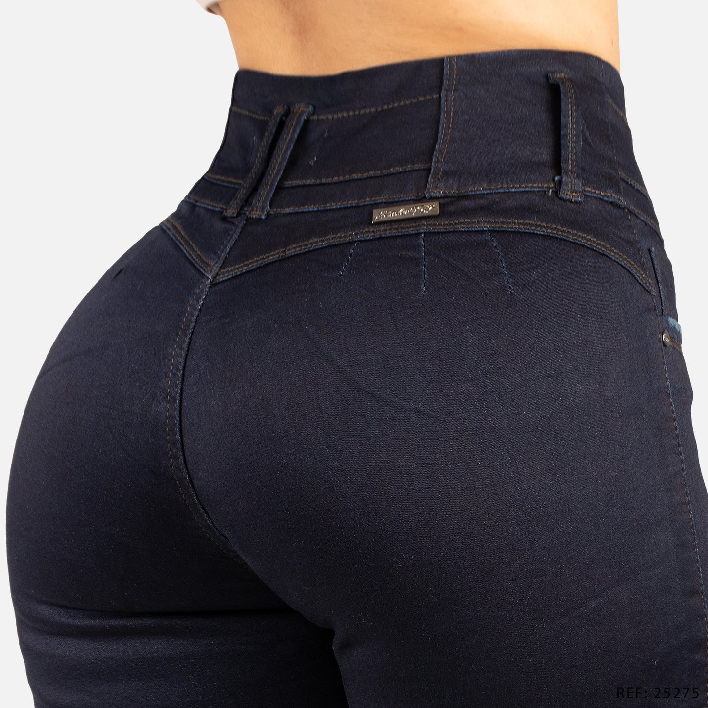 Jeans Skinny Tiro Alto 25275