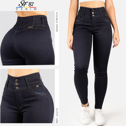Jeans Skinny Tiro Alto 25275