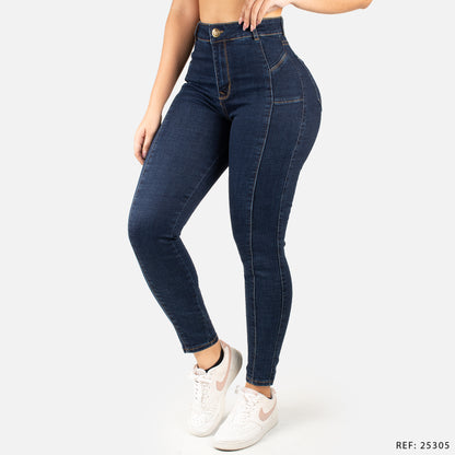 Jeans Skinny Tiro Alto 25305