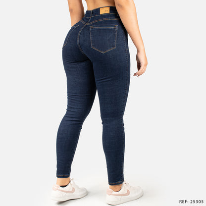 Jeans Skinny Tiro Alto 25305