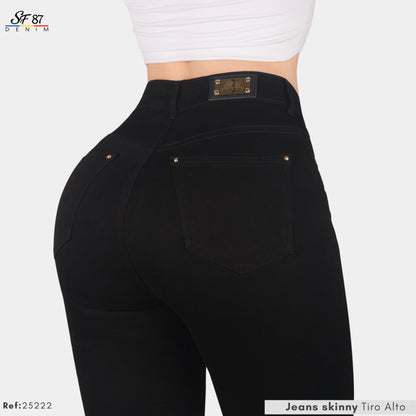 Jeans Skinny Tiro Alto 25222