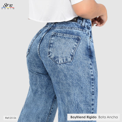 Jeans Mujer Tiro Alto 25126