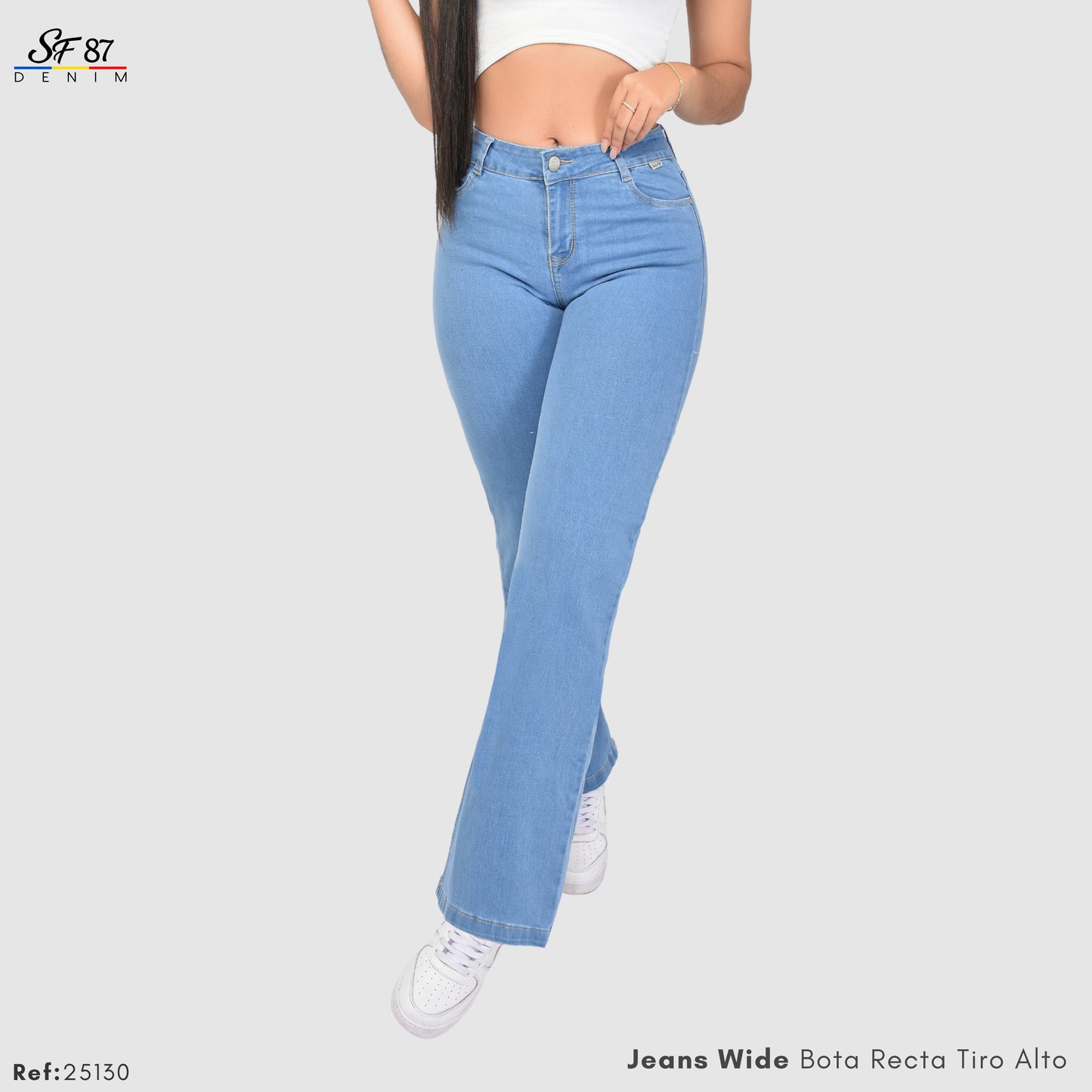 Jeans Mujer Tiro Alto 25130
