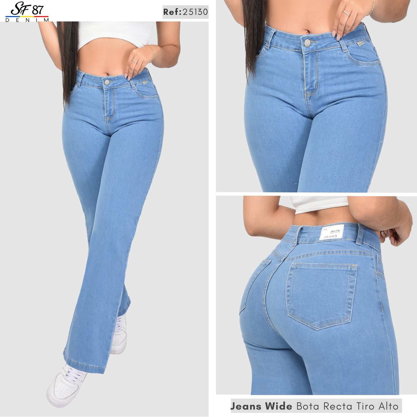 Jeans Mujer Tiro Alto 25130