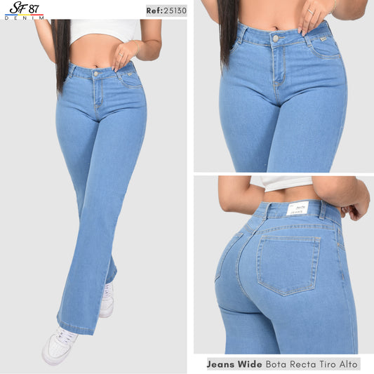 Jeans Mujer Tiro Alto 25130
