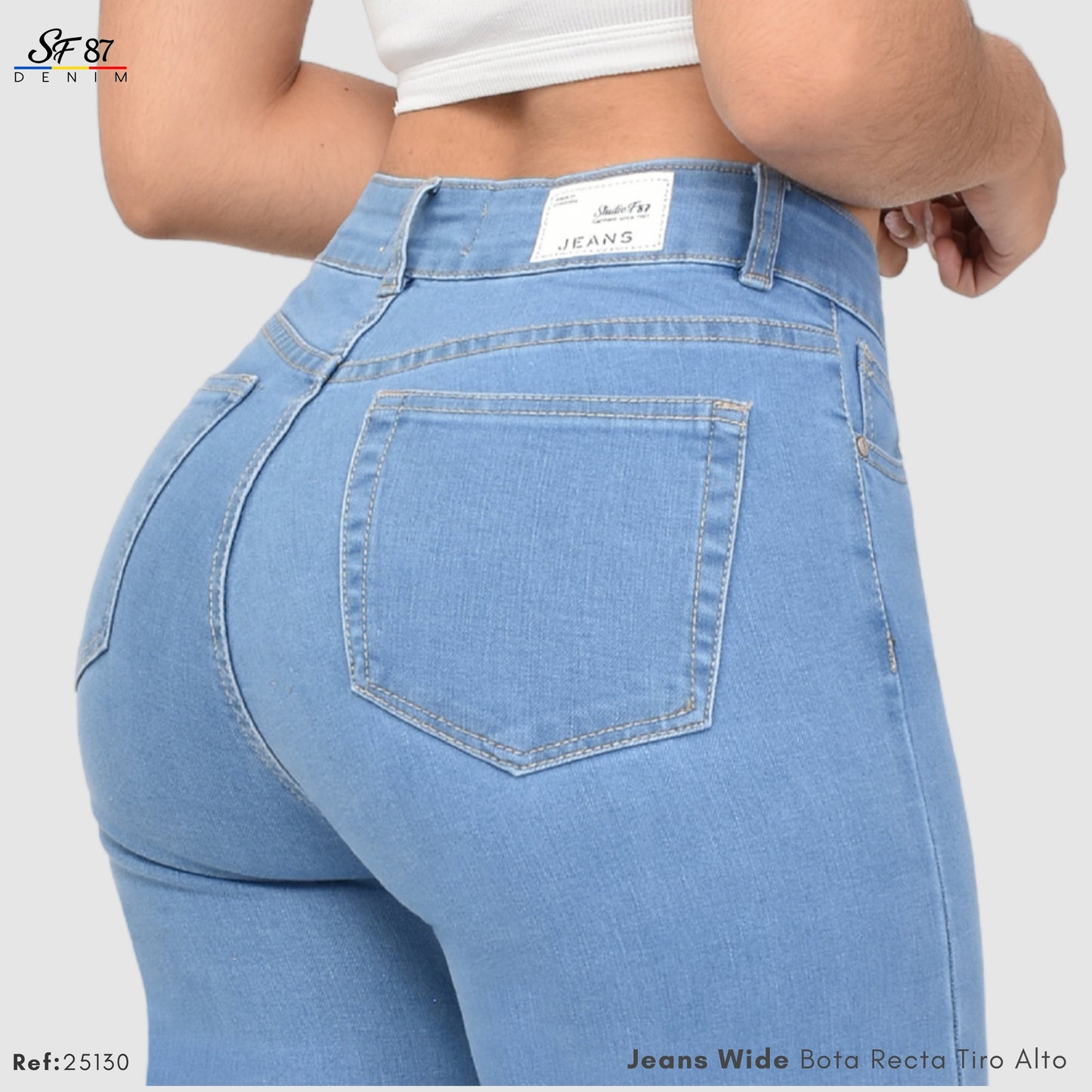 Jeans Mujer Tiro Alto 25130