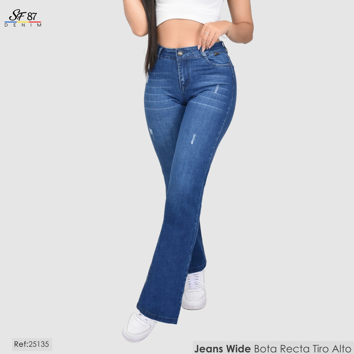 Jeans Mujer Tiro Alto 25135