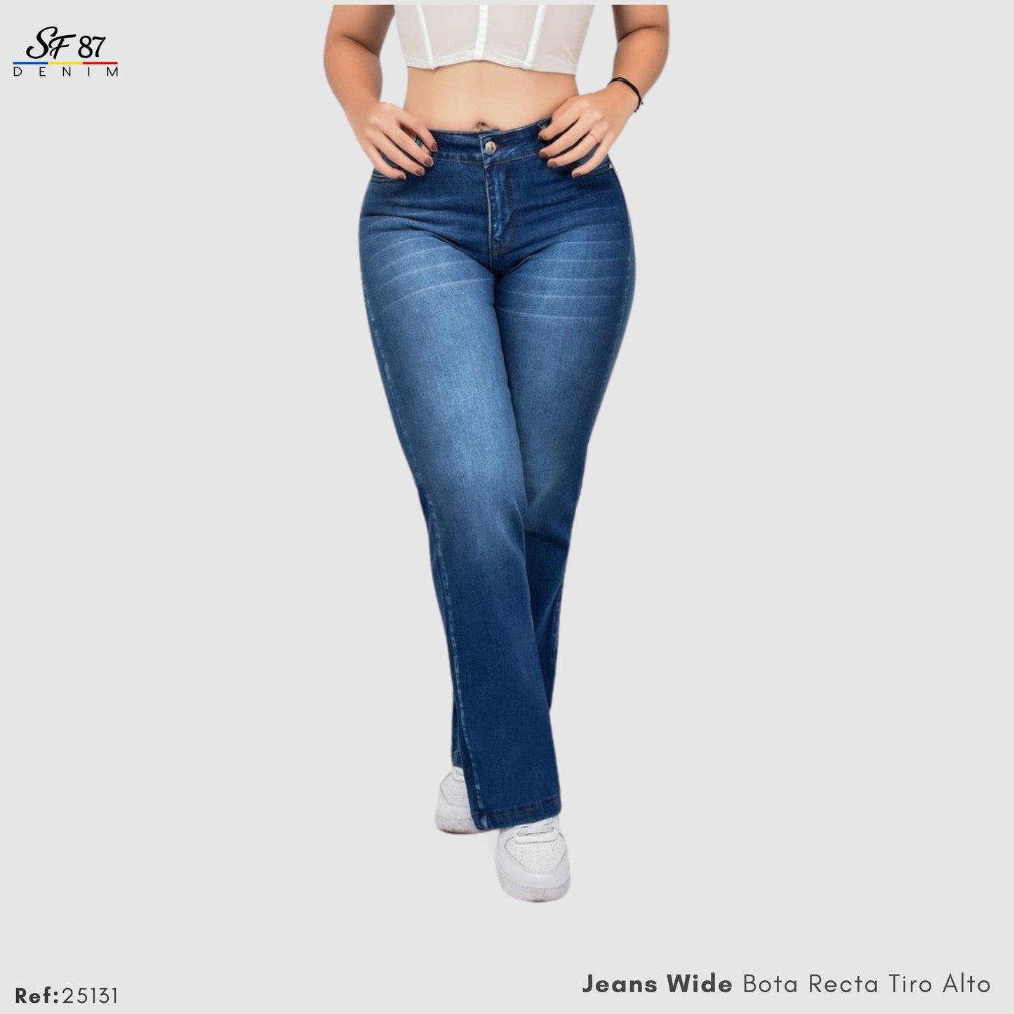 Jeans Mujer Tiro Alto 25131
