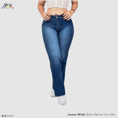 Jeans Mujer Tiro Alto 25131