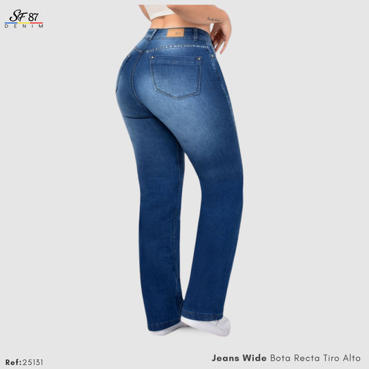 Jeans Mujer Tiro Alto 25131