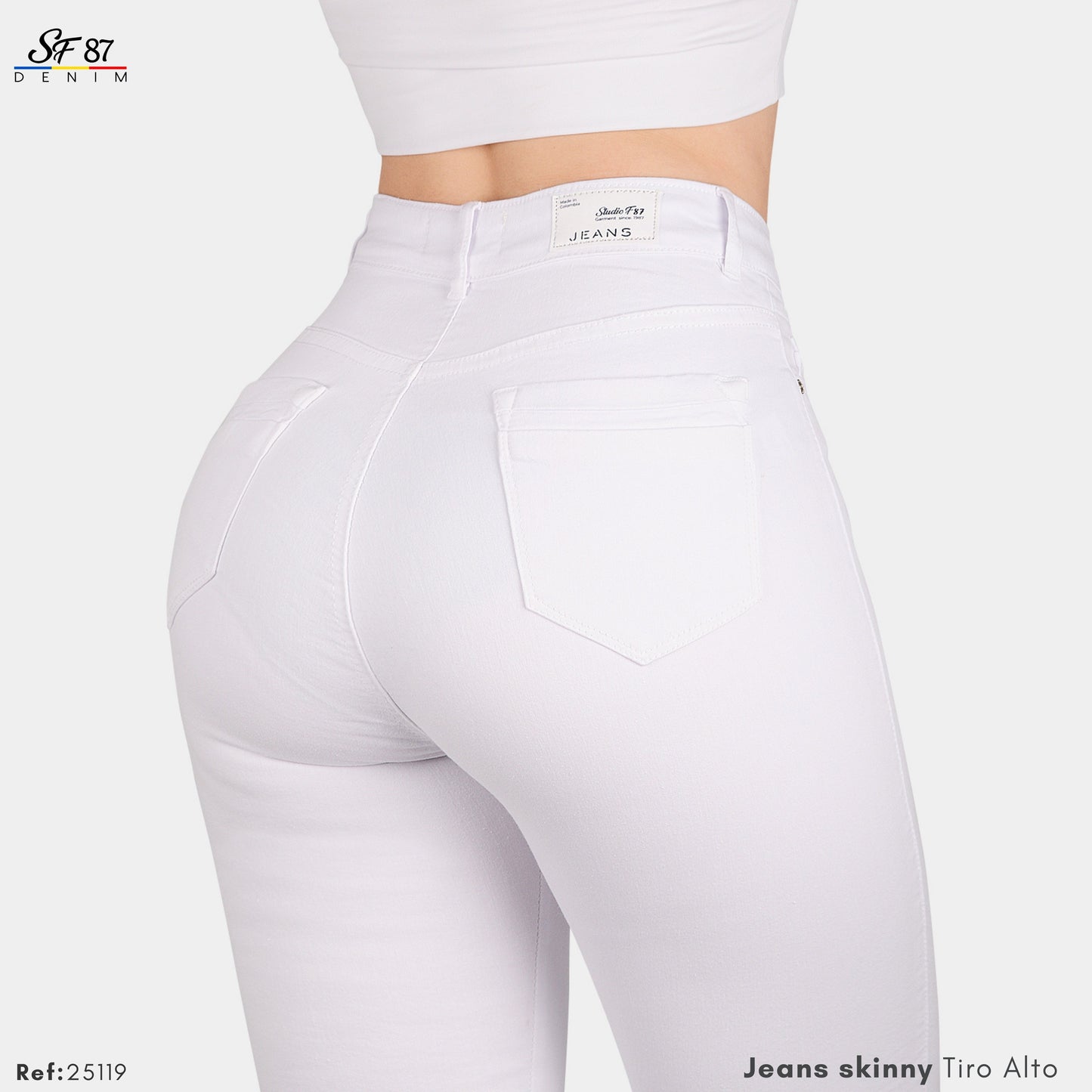Jeans Mujer Tiro Alto 25119