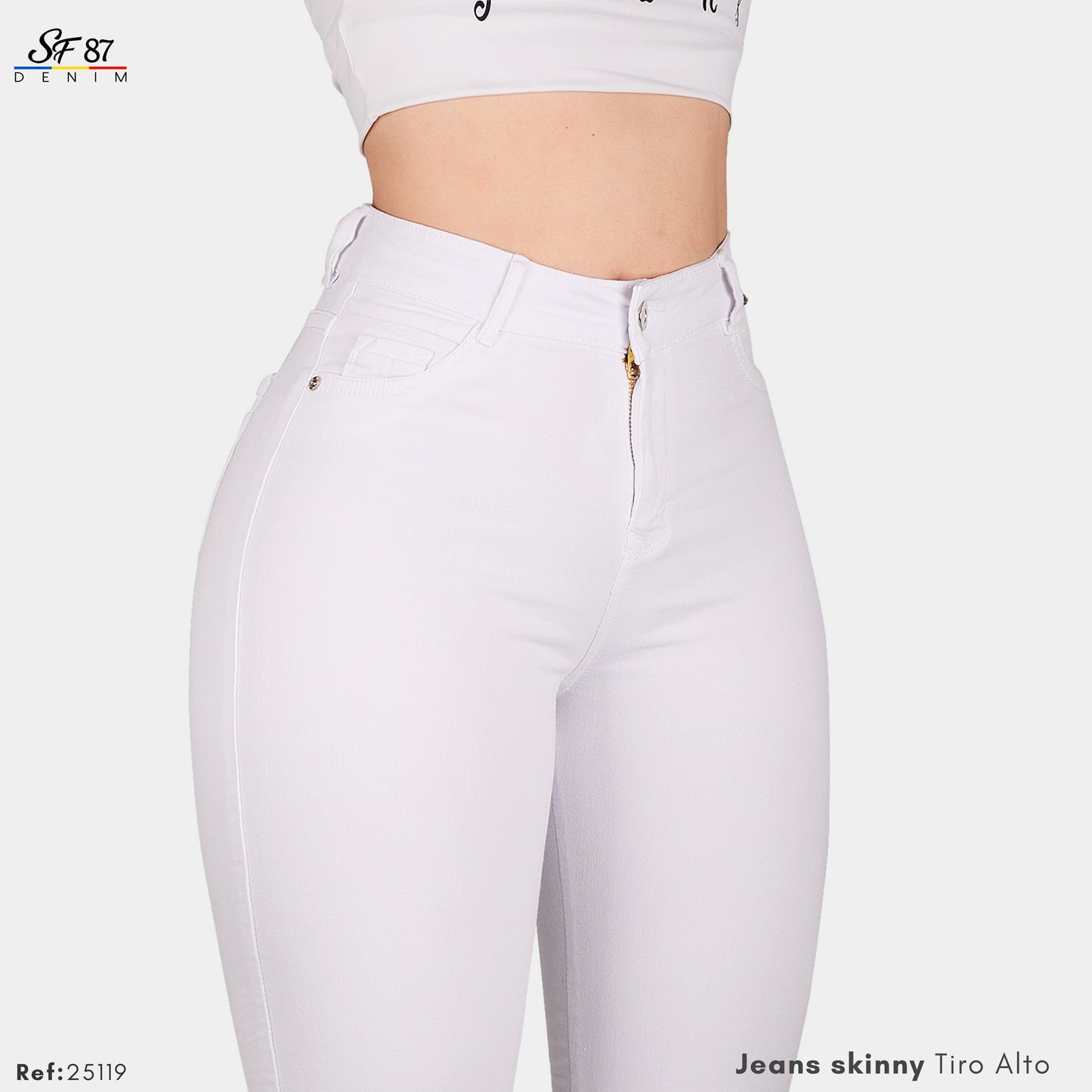 Jeans Mujer Tiro Alto 25119