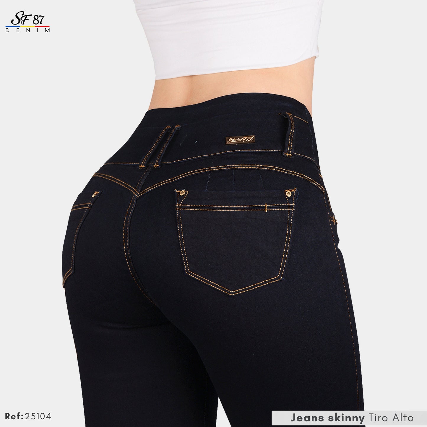 Jeans Mujer Tiro Alto 25104