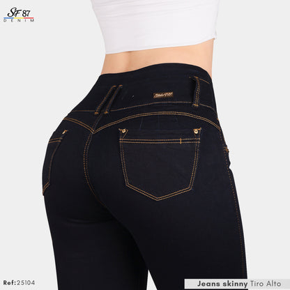 Jeans Mujer Tiro Alto 25104