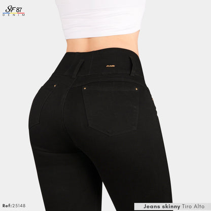 Jeans Mujer Tiro Alto 25148