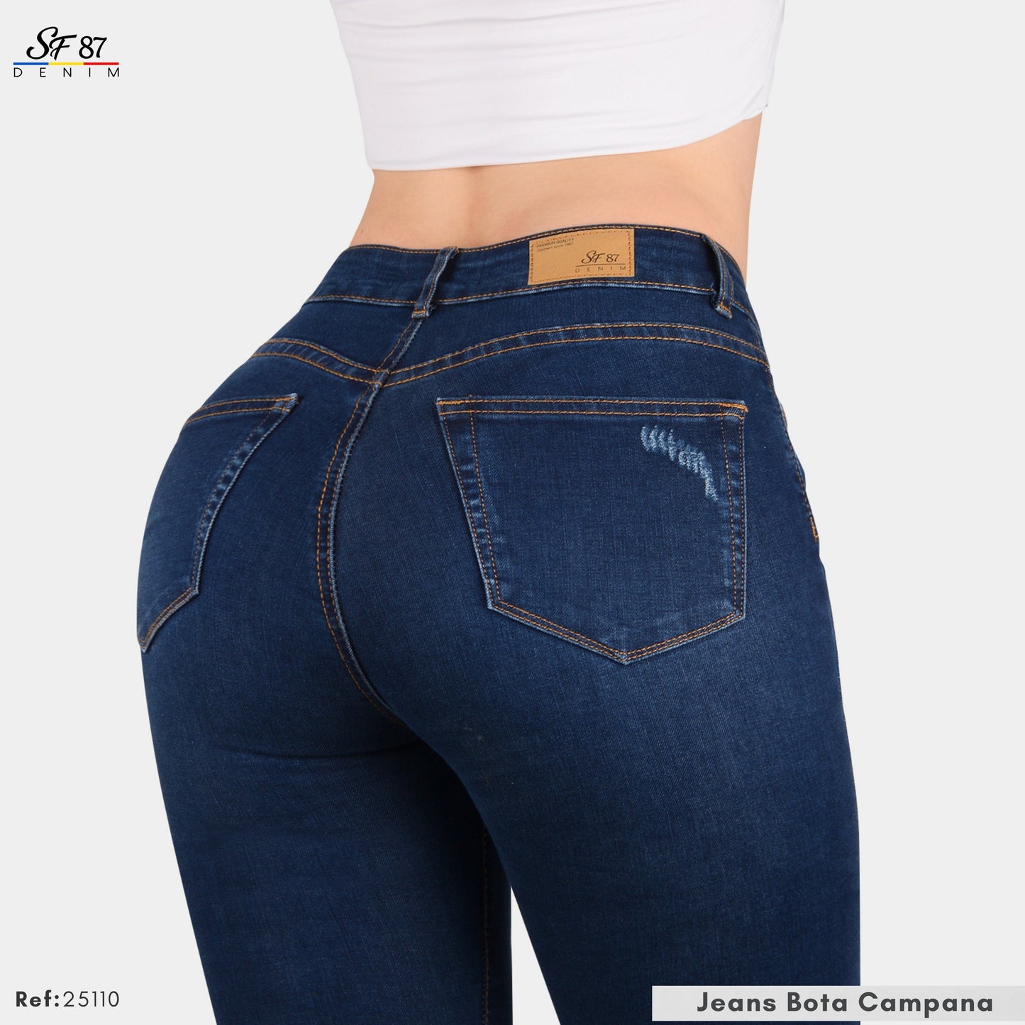 Jeans Mujer Tiro Alto 25110