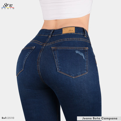 Jeans Mujer Tiro Alto 25110