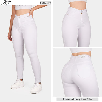 Jeans Mujer Tiro Alto 25119