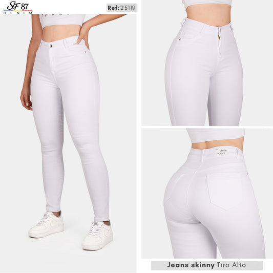 Jeans Mujer Tiro Alto 25119