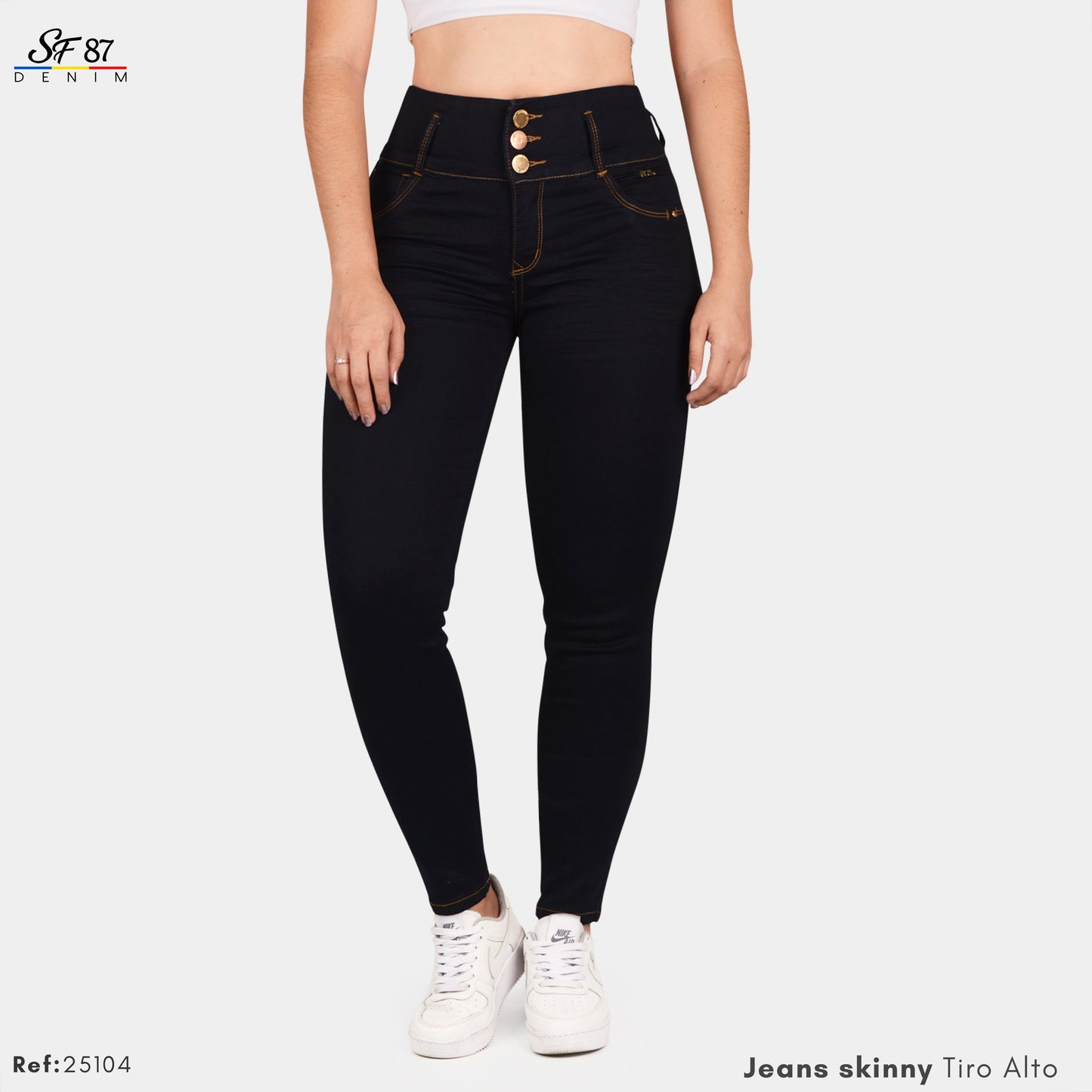 Jeans Mujer Tiro Alto 25104