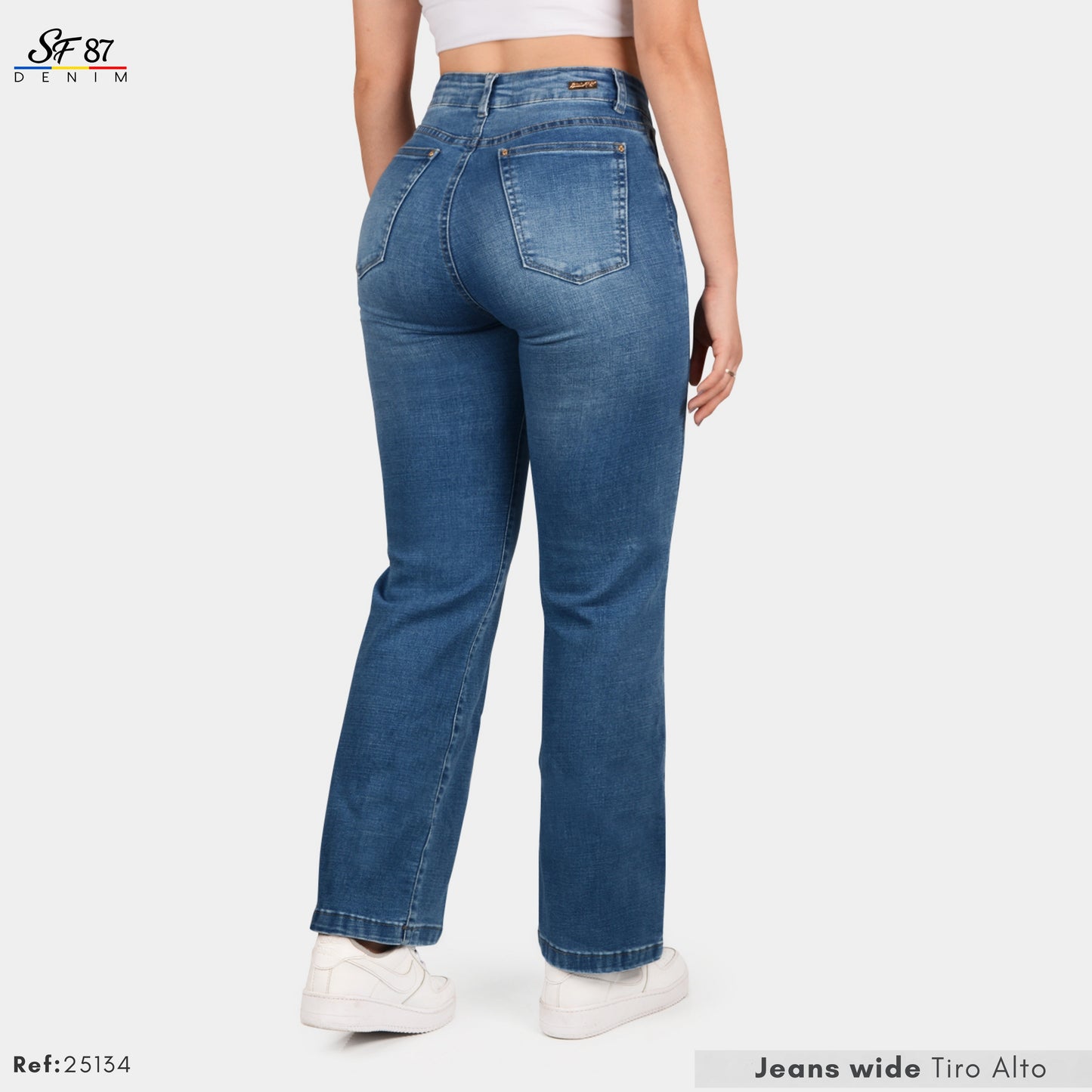 Jeans Mujer Tiro Alto 25134