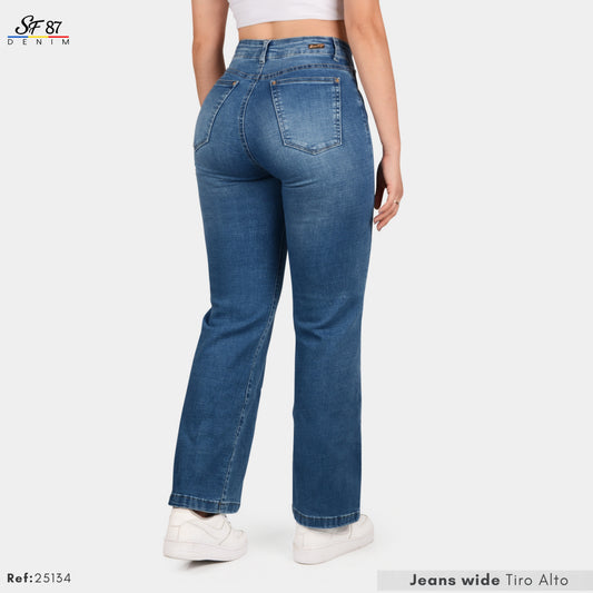 Jeans Mujer Tiro Alto 25134