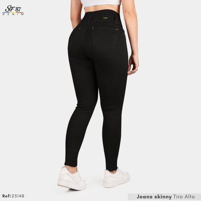 Jeans Mujer Tiro Alto 25148