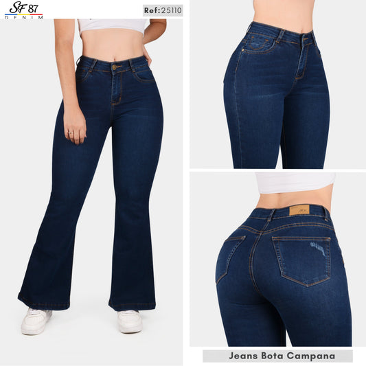 Jeans Mujer Tiro Alto 25110