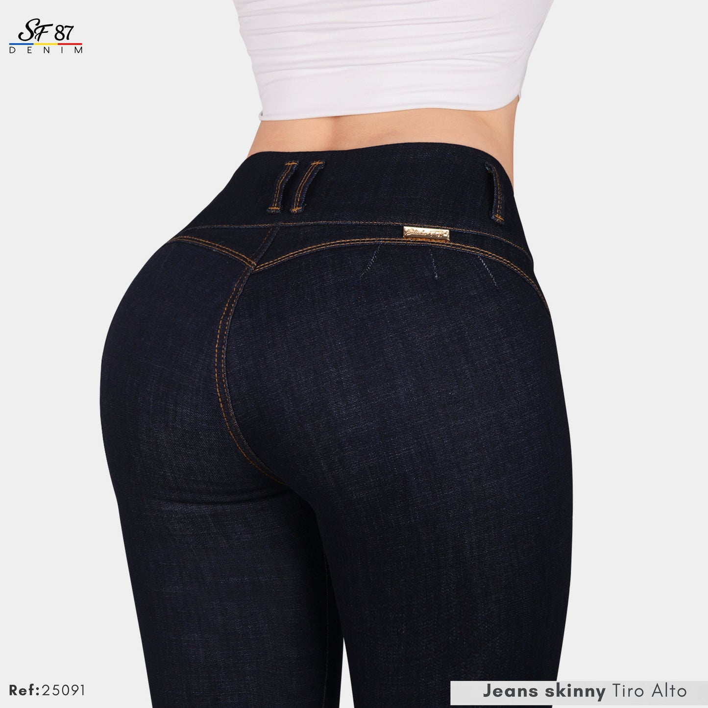 Jeans Mujer Tiro Alto 25091