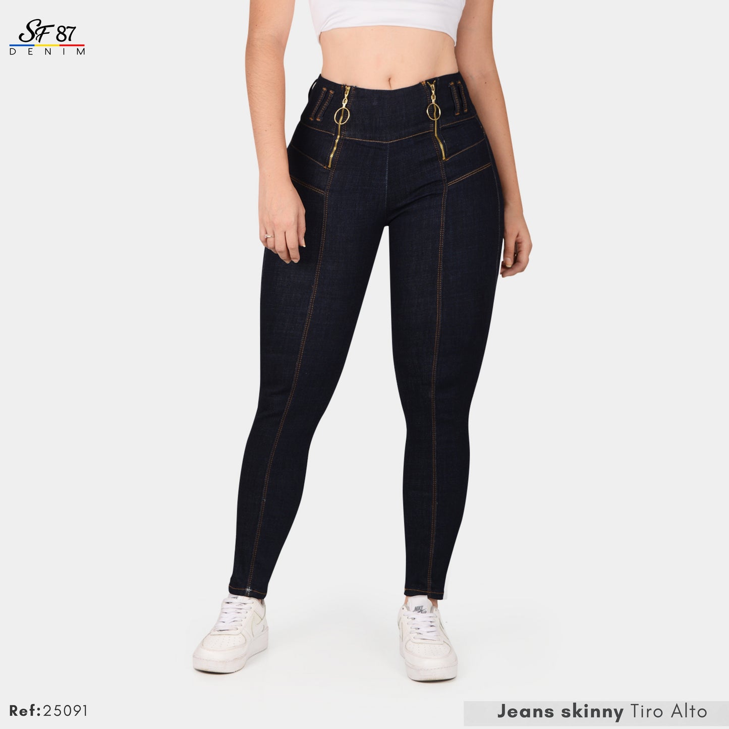 Jeans Mujer Tiro Alto 25091