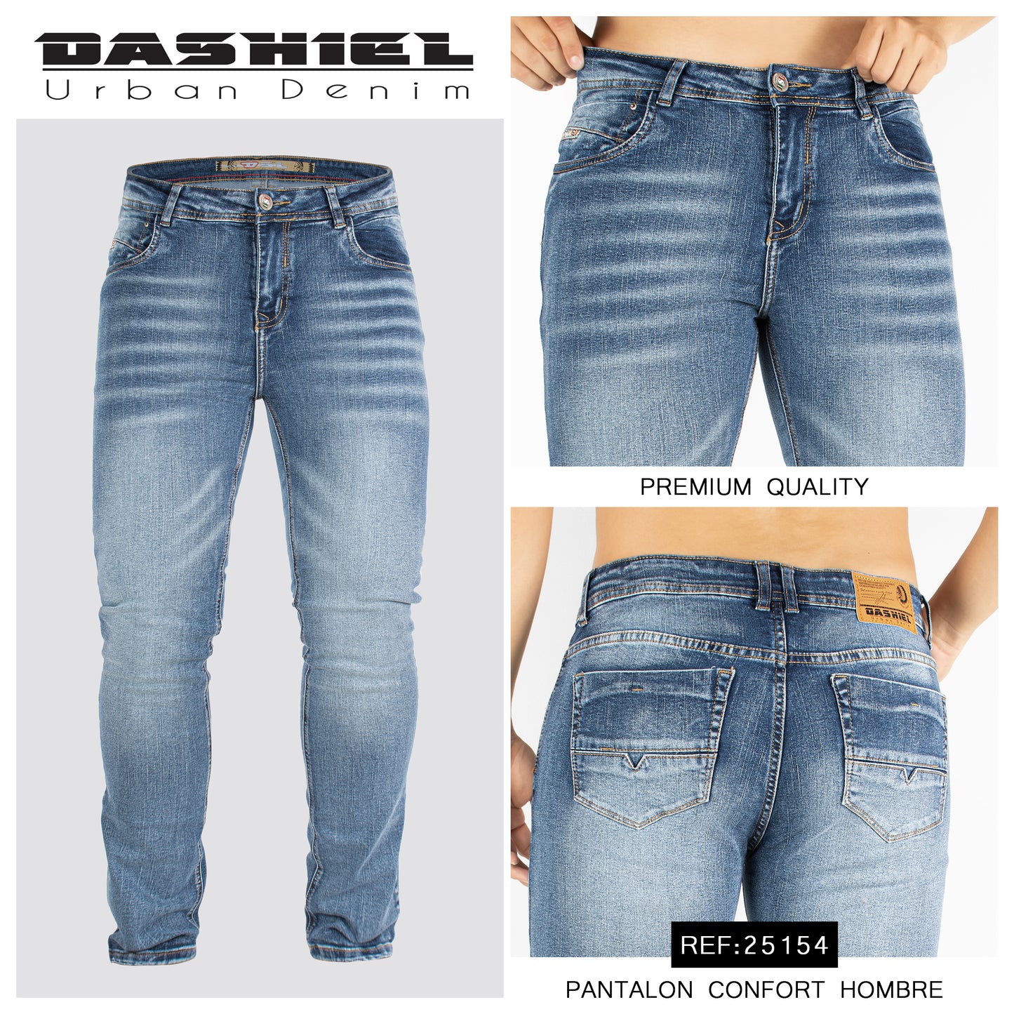 Jeans hombre Confort 25154