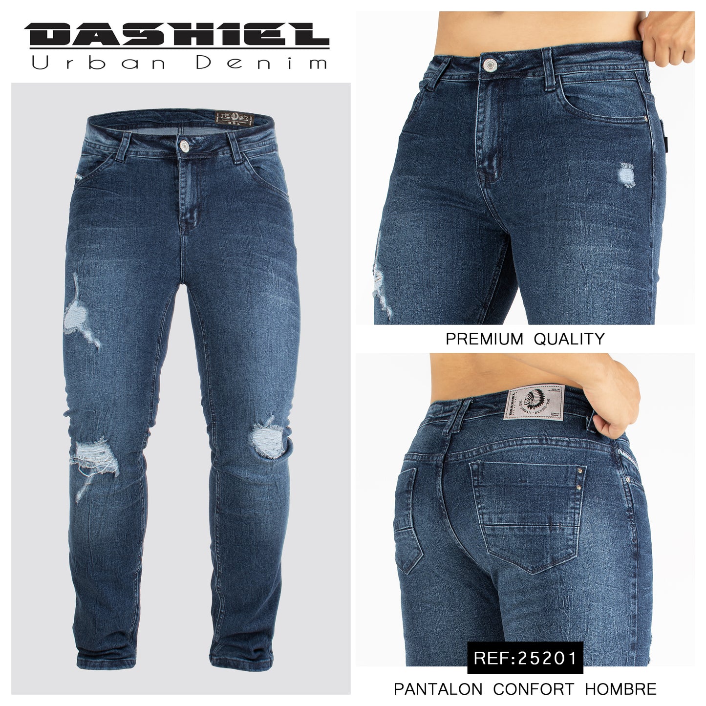 Jeans hombre Confort 25201
